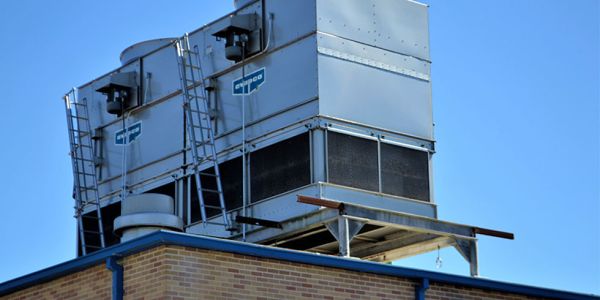roof-top AC unit installation